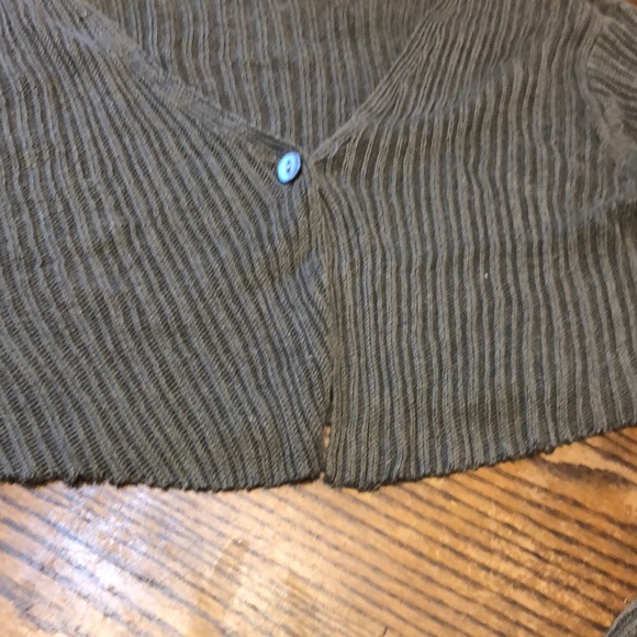 GETT linen / cotton crop cardigan - Picture 2 of 6